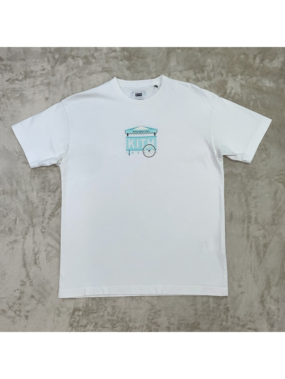 KITH Treats Artisan Glacier Paris White Short Sleeve  T-Shirt Mens XS - Rare!